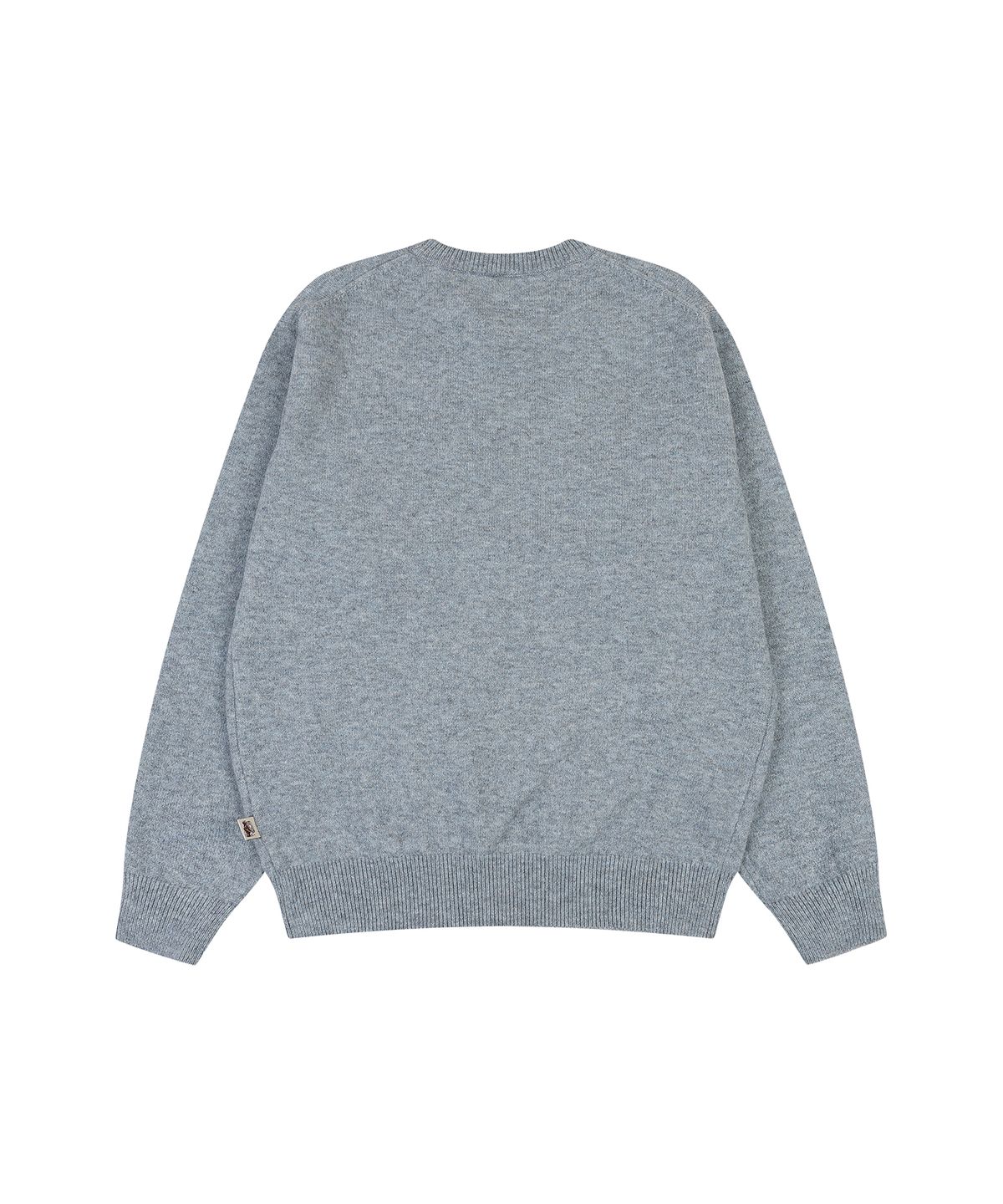 코브마스터(COBMASTER) LOGO CREW NECK KNIT [SKY BLUE]