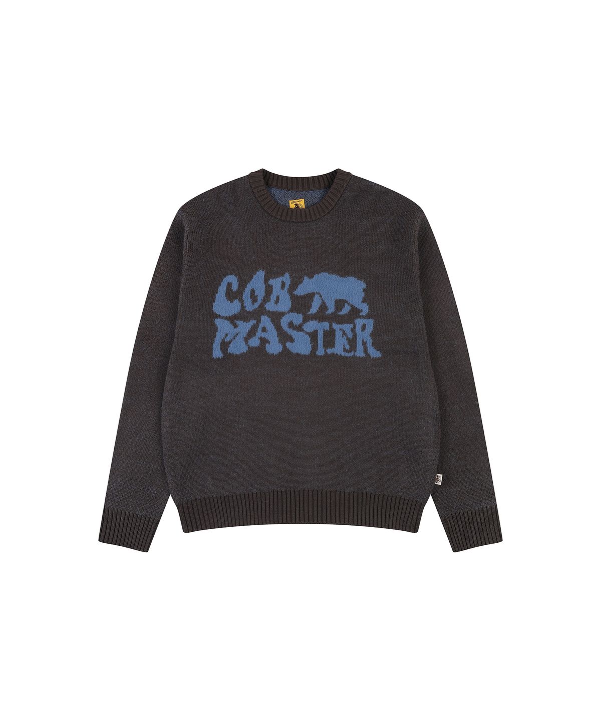 코브마스터(COBMASTER) BOUCLE ARTWORK KNIT [CHARCOAL]