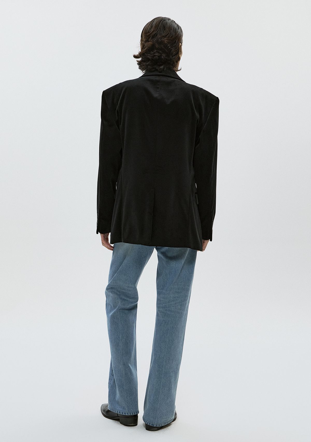 세비지(SAVAGE) Bootcut Fit Denim Jeans - Mid Blue