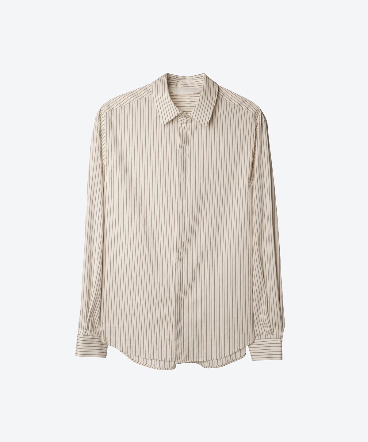 언티지(UNTAGE) 코튼 스트라이프 셔츠[Ivory(UNISEX)]_UTS-FS55