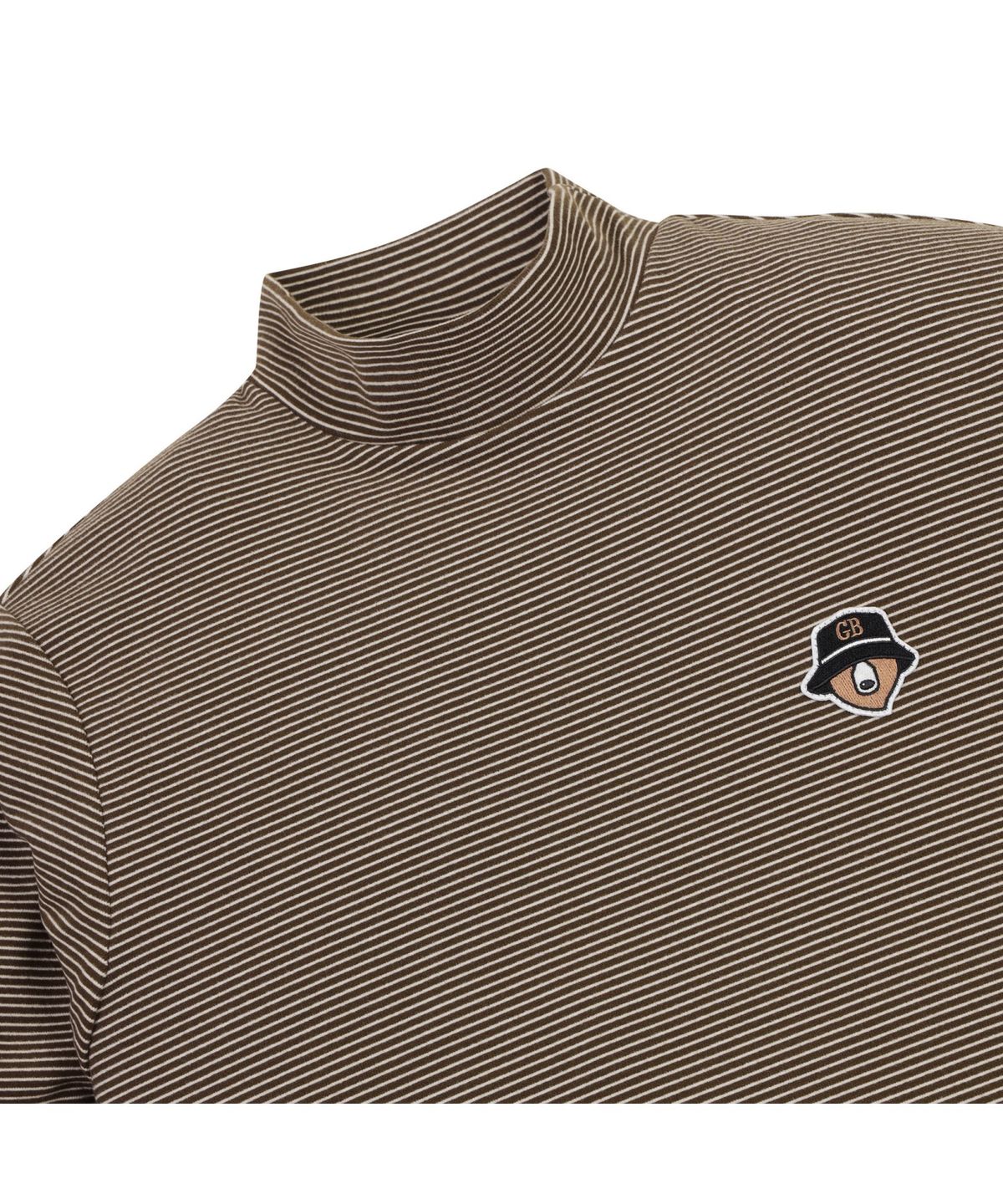 골든베어(GOLDEN BEAR) (W) Stripe Turtle Neck T-shirt G5TAW25851BRX