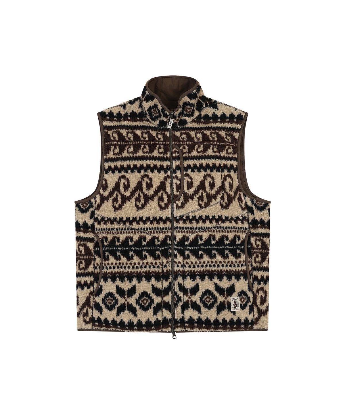 코브마스터(COBMASTER) REVERSIBLE SHERPA VEST [BEIGE]