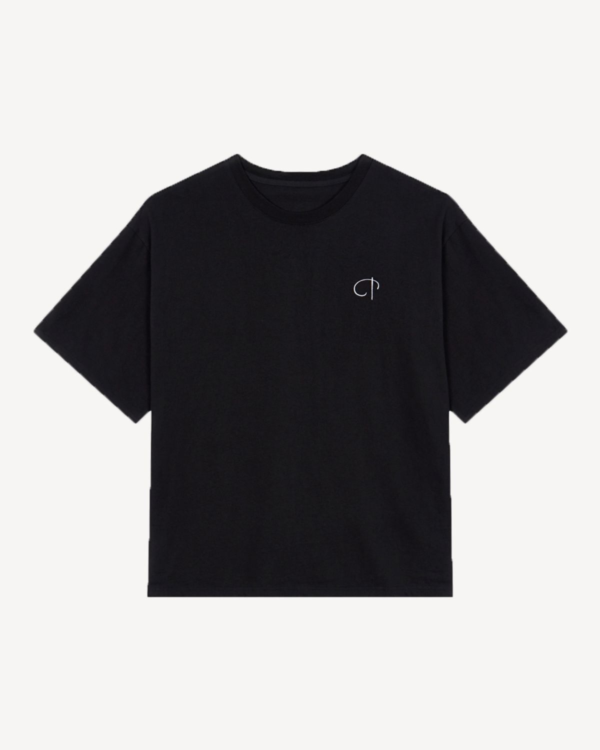 덤(THUMB) ESSENTIAL LOGO SHIRTS (BLACK) / (WHITE)