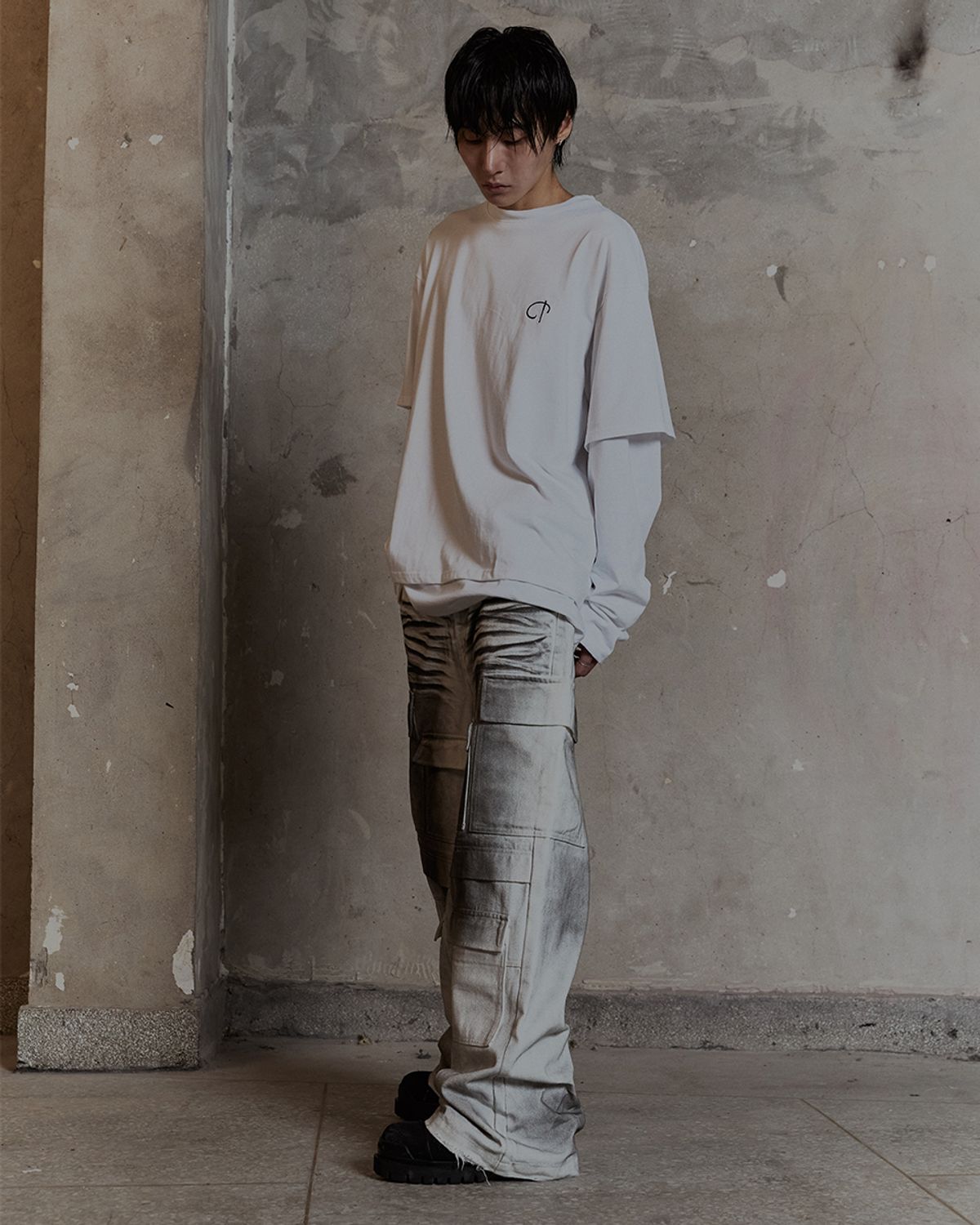 덤(THUMB) CROSS PAINTED SHIRTS