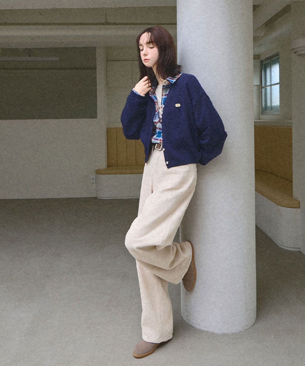 슬로우롤리(SLOWLOLLI) Essential charm corduroy pants_3 Colors