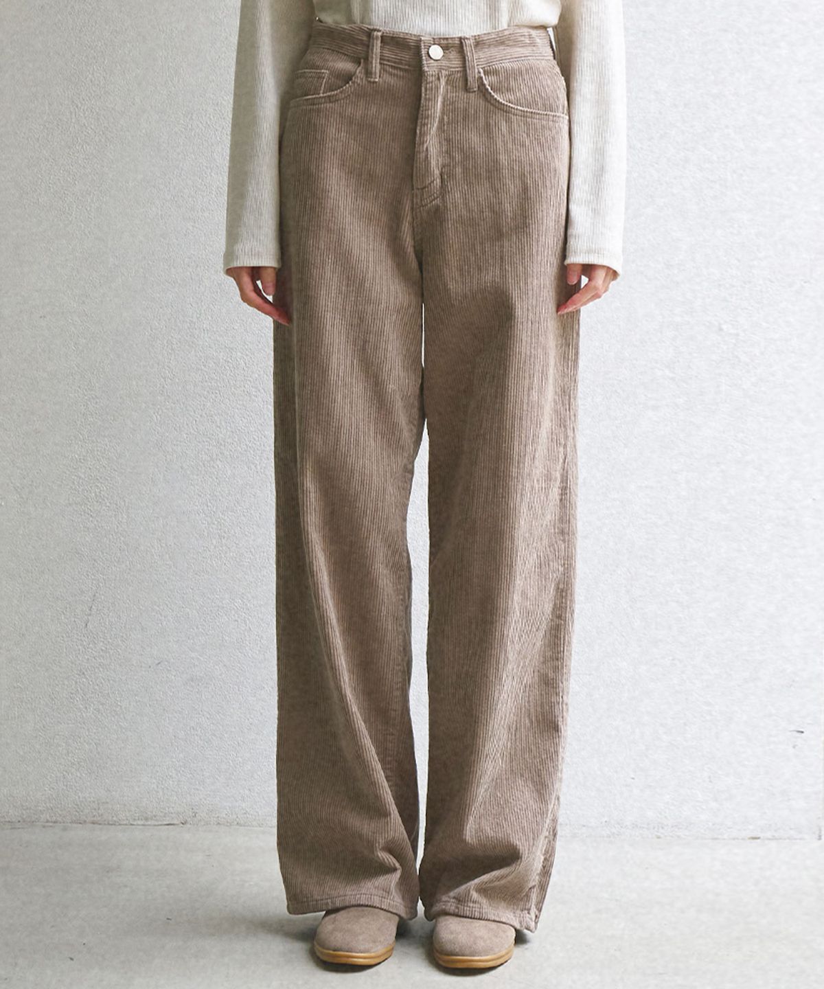 슬로우롤리(SLOWLOLLI) Essential charm corduroy pants_3 Colors