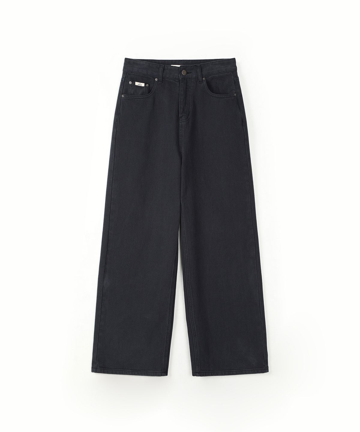 아위(AHWE) COLOR DYEING WIDE DENIM_L NAVY