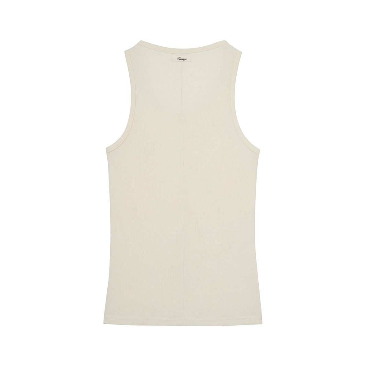 세비지(SAVAGE) Wool Sleeveless Top - Ivory
