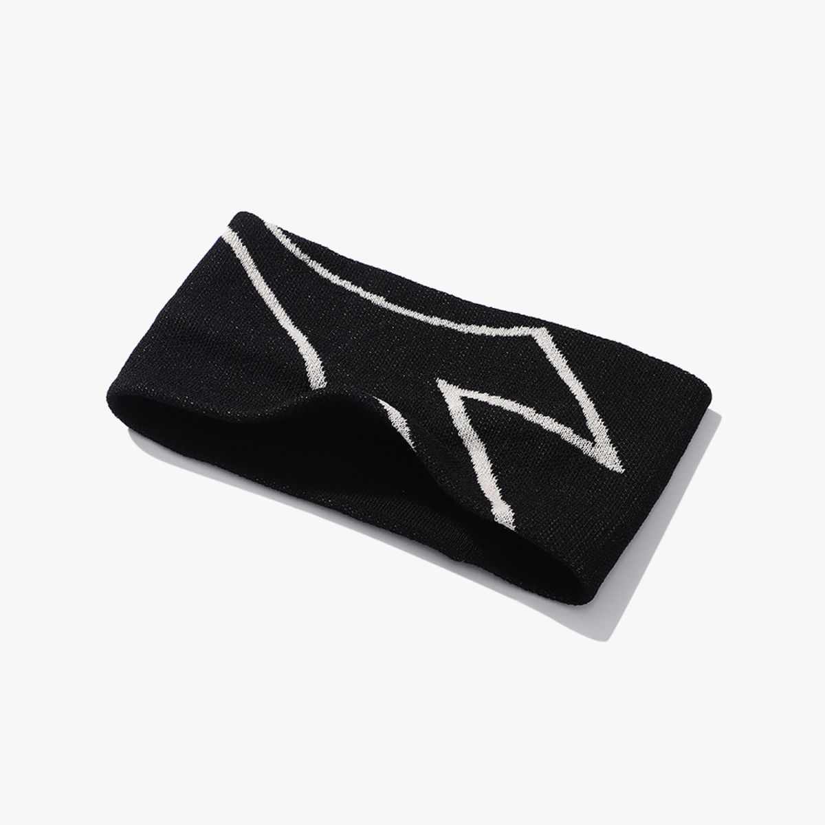디아도라(diadora) 니트 헤어밴드 BLACK