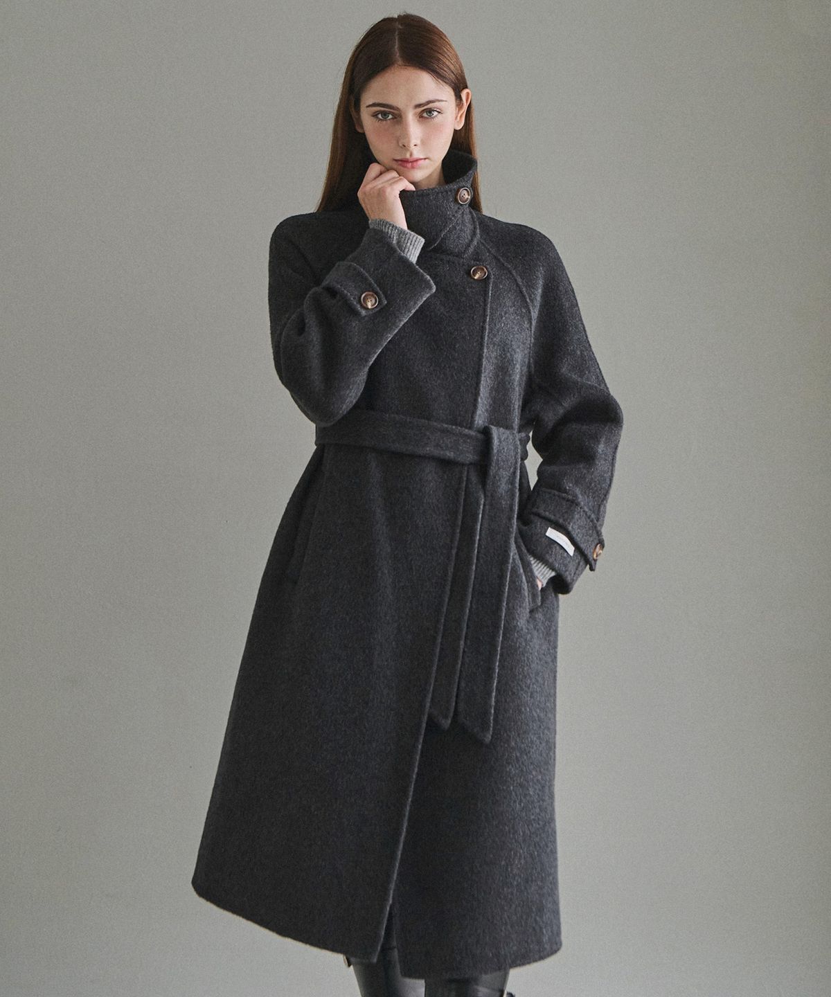 슬로우롤리(SLOWLOLLI) Essential handmade coat_2 Colors