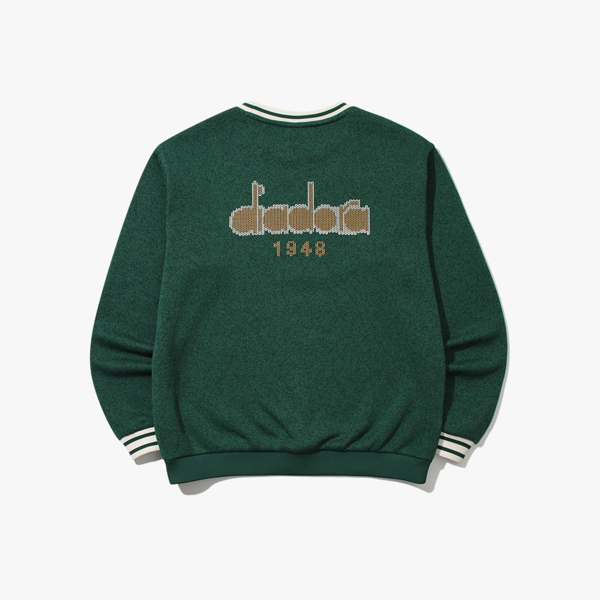 디아도라(diadora) 브러쉬드 코지 맨투맨 GREEN