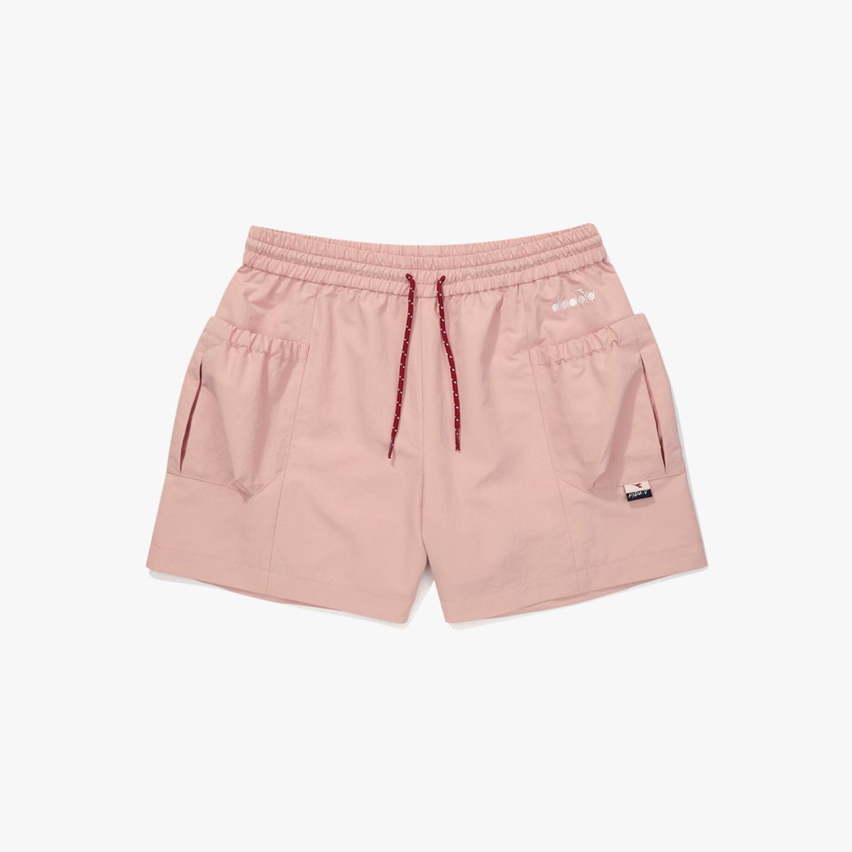 디아도라(diadora) 크로스코트 우븐 쇼츠 우먼 CORAL