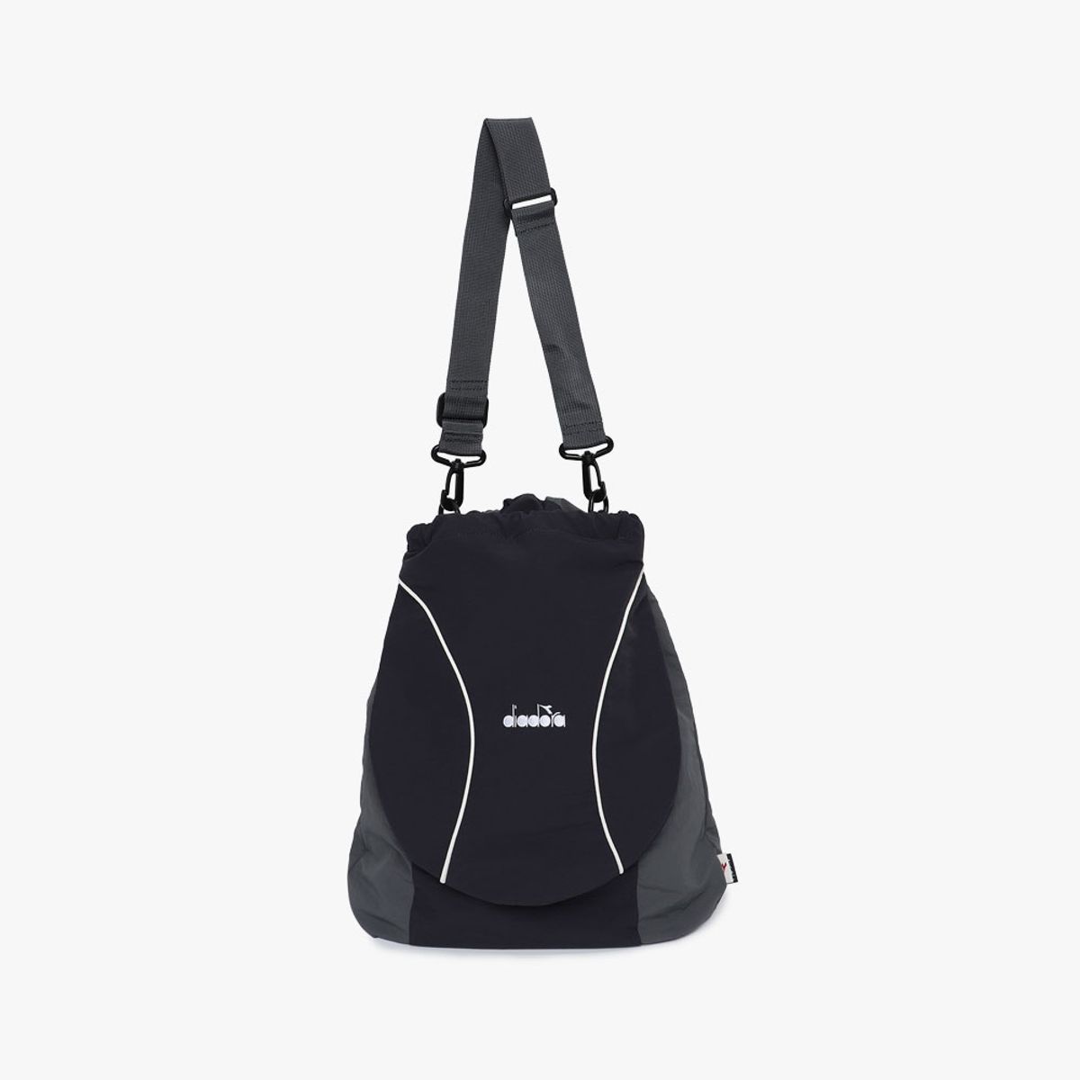 디아도라(diadora) 크로스코트 2IN1 스트랩백 CHARCOAL GREY