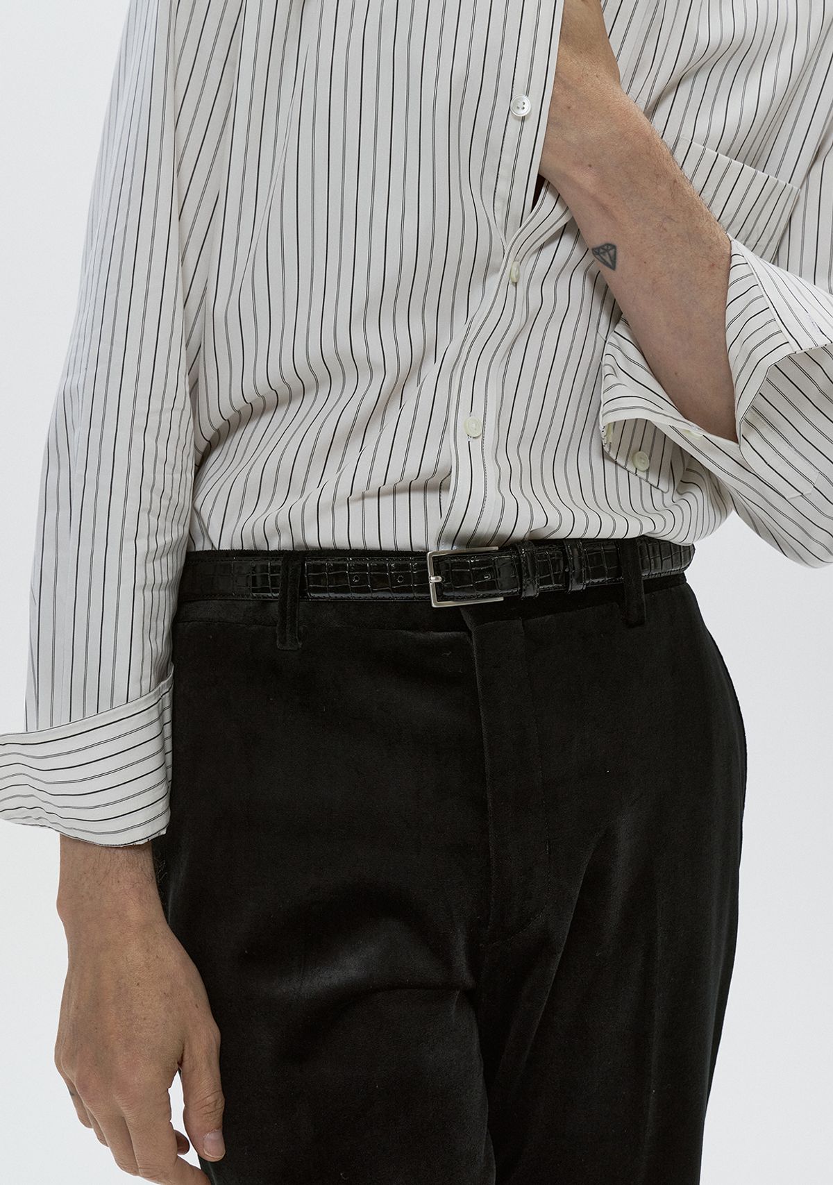 세비지(SAVAGE) 430 Leather Belt - Black