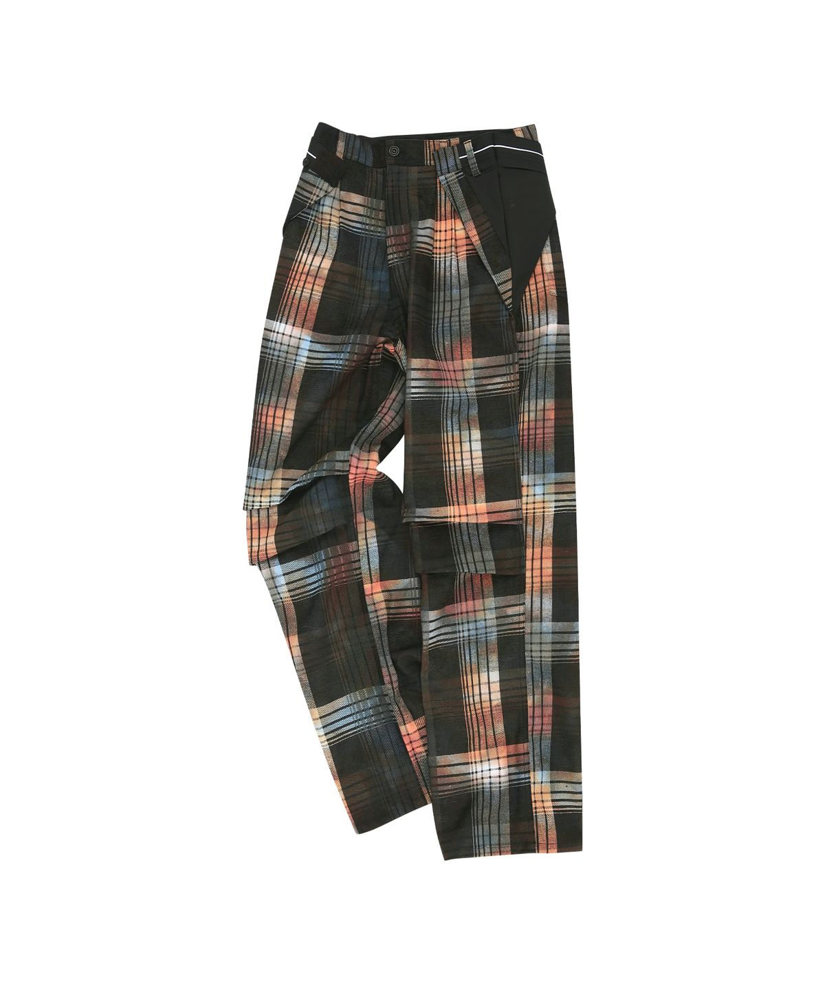 앤더슨벨(ADSB ANDERSSON BELL) BURN-OUT CHECK CUT-OUT WRAP PANTS apa840m(MULTI)