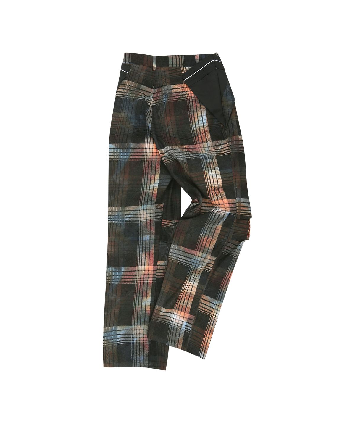 앤더슨벨(ADSB ANDERSSON BELL) BURN-OUT CHECK CUT-OUT WRAP PANTS apa840m(MULTI)