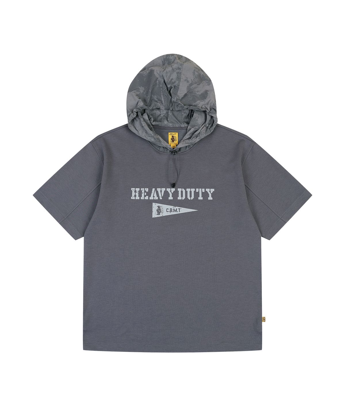 코브마스터(COBMASTER) WOVEN HOOD T-SHIRT [DARK GRAY]