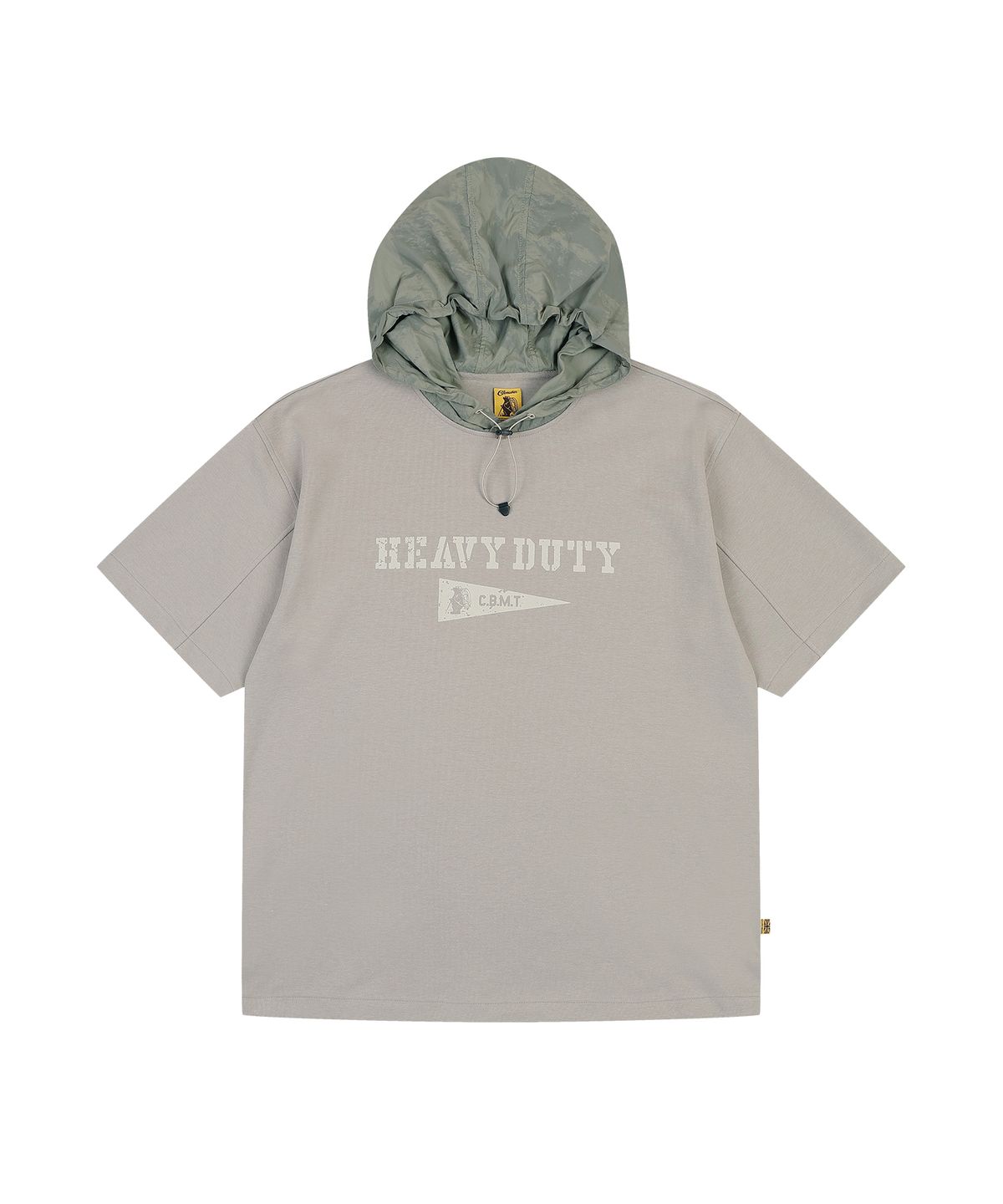 코브마스터(COBMASTER) WOVEN HOOD T-SHIRT [KHAKI]