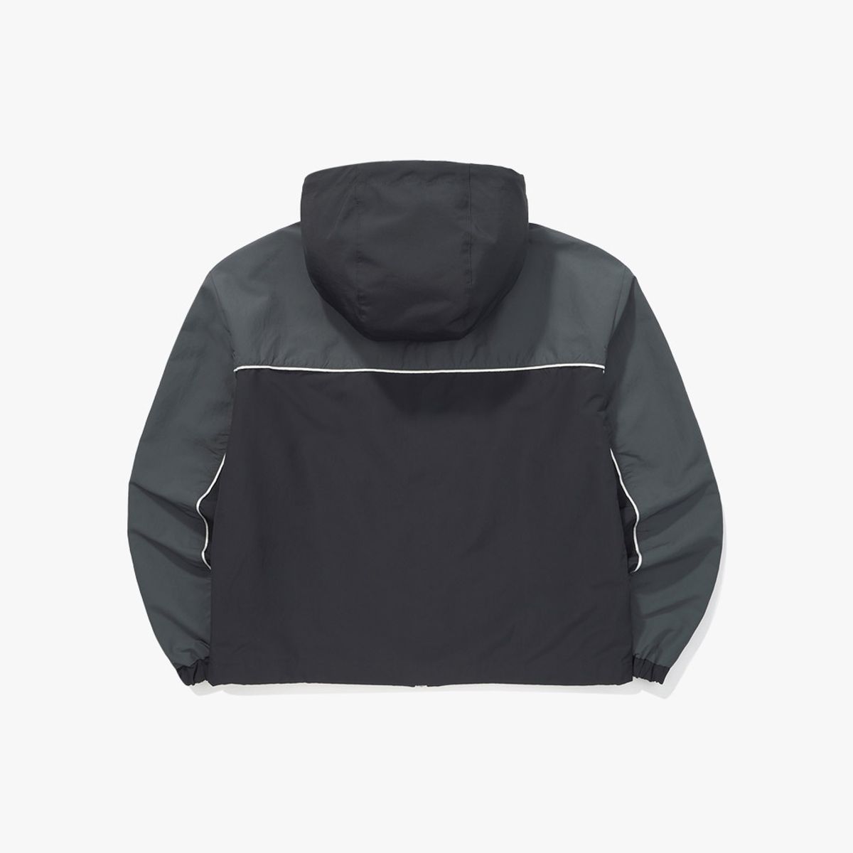 디아도라(diadora) 크로스코트 컬러 배색 우븐 자켓 우먼 GREY