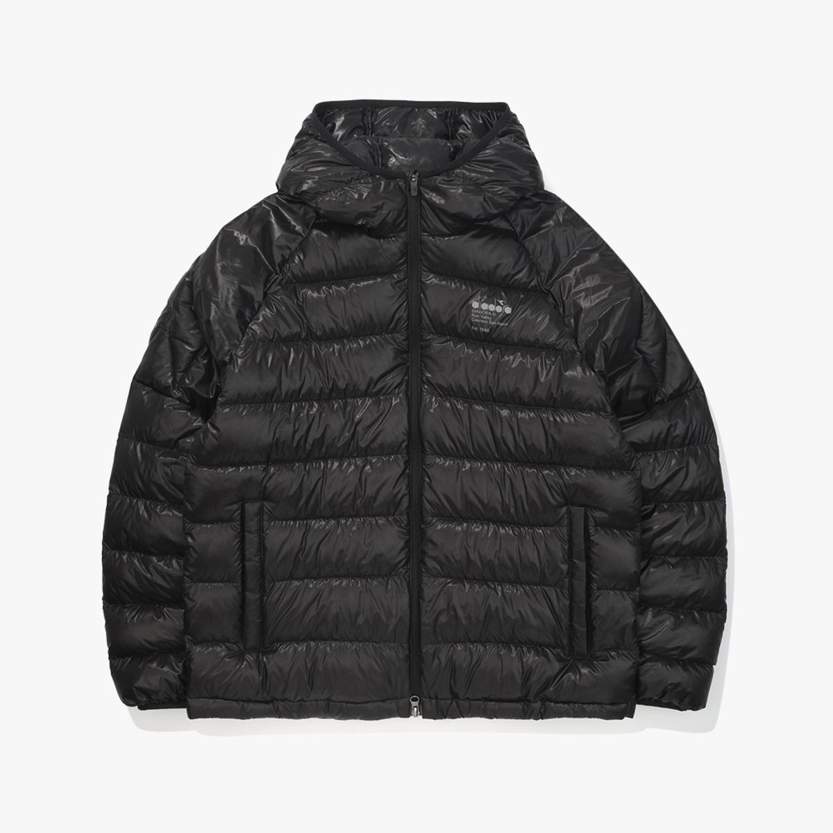 디아도라(diadora) 베라피우마 시어 경량 다운 자켓 BLACK