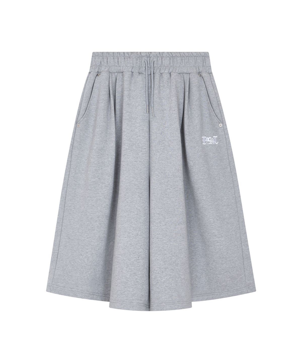 드렁크텍스트(DRUNKTXT) Logo Bermuda Sweat Shorts Gray