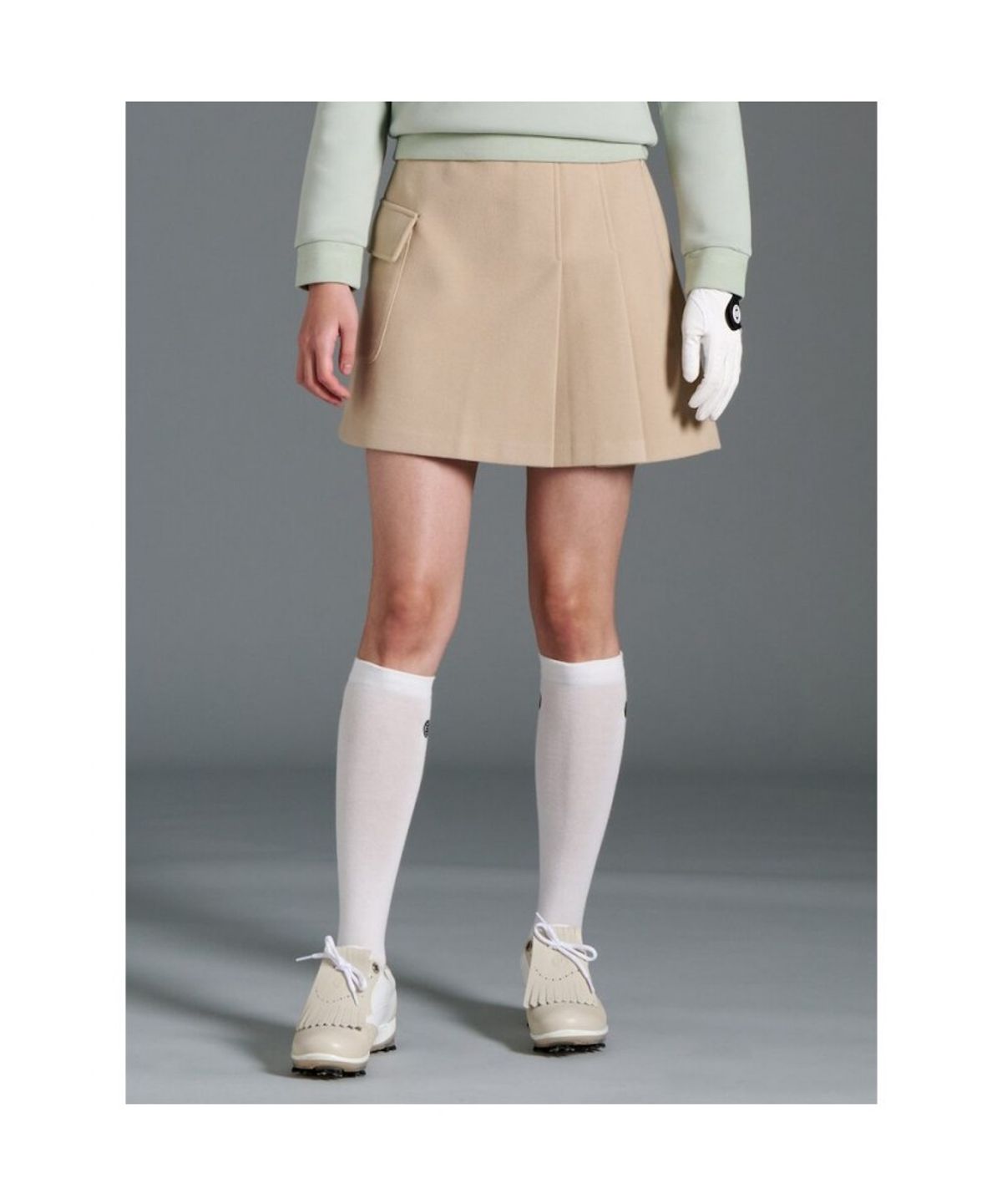 빈폴골프(BEANPOLE GOLF) 여성 혼방 큐롯 - 베이지