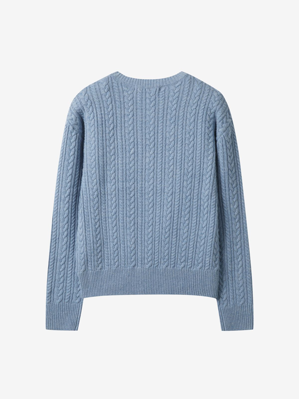 엘유브이엠(LUVM) RIBBED KNIT PULLOVER_SKY BLUE