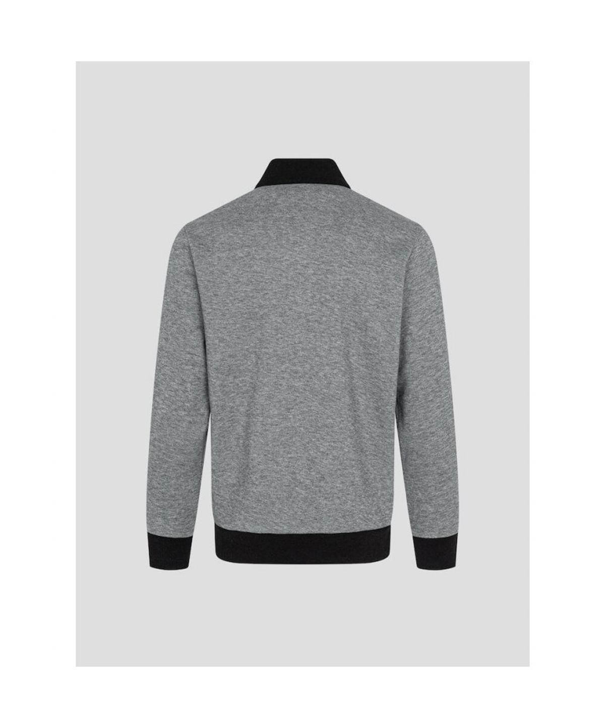 빈폴골프(BEANPOLE GOLF) 남성 니트라이크 하프 집업 티셔츠 - 애쉬