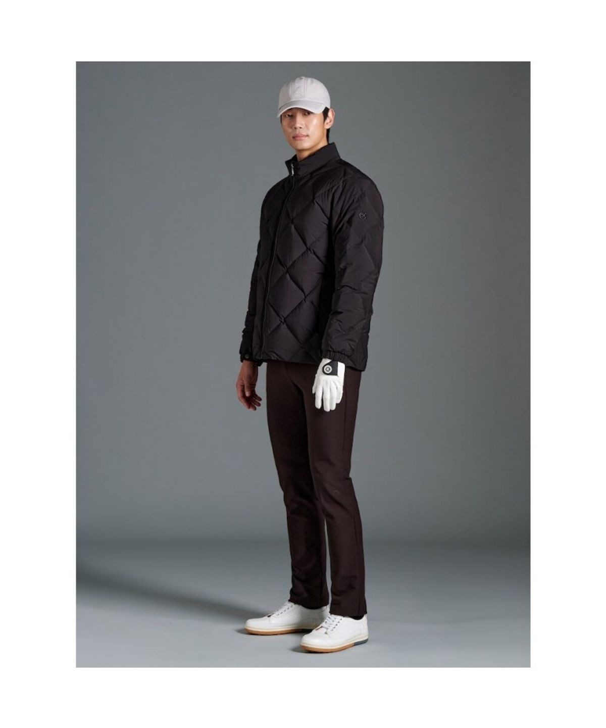 빈폴골프(BEANPOLE GOLF) 남성 발열 슬림 팬츠 - 옐로이시 브라운