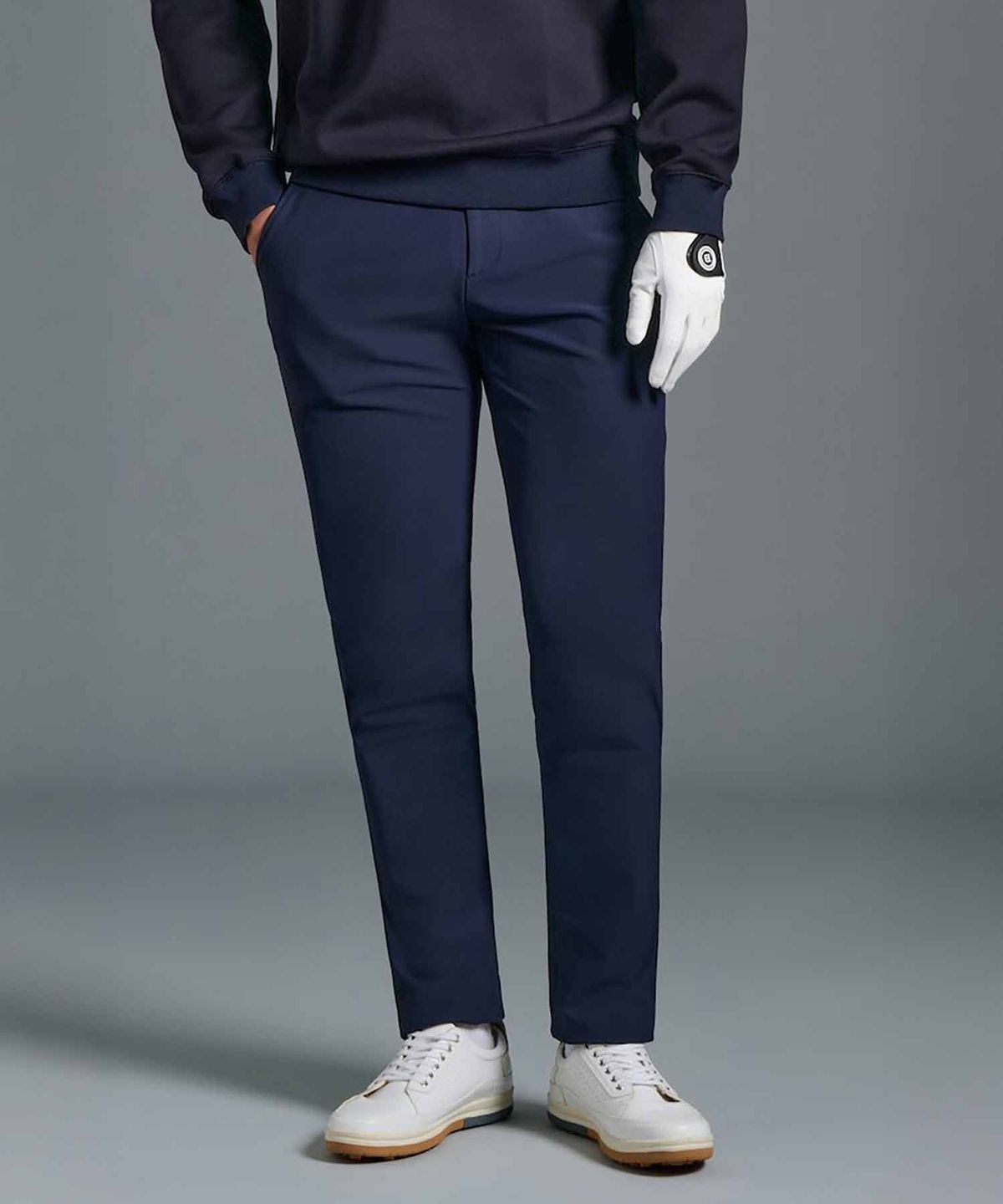 빈폴골프(BEANPOLE GOLF) 남성 발열 슬림 팬츠 - 네이비