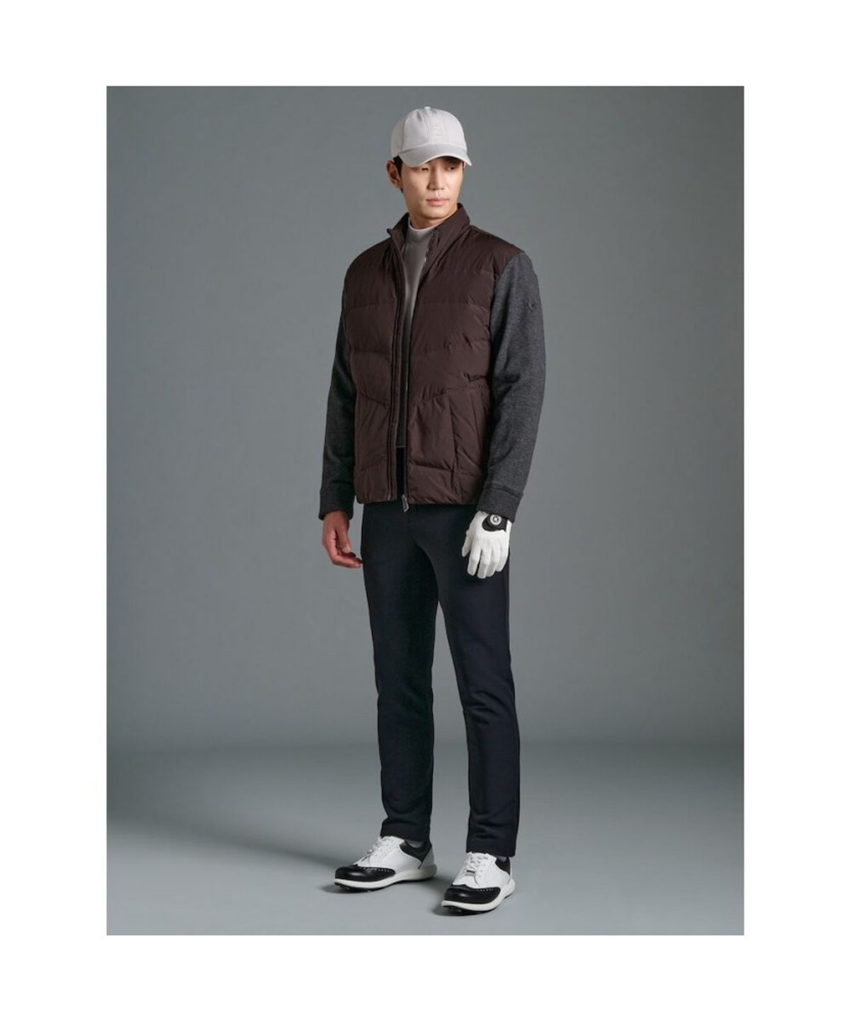 빈폴골프(BEANPOLE GOLF) 남성 쉘러 본딩 슬림 팬츠 - 블랙