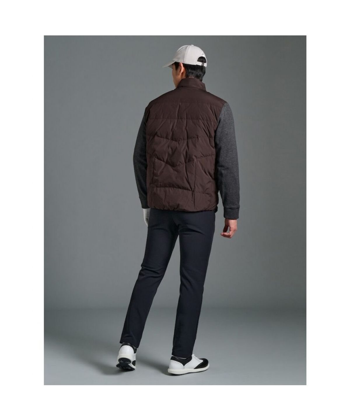 빈폴골프(BEANPOLE GOLF) 남성 쉘러 본딩 슬림 팬츠 - 블랙