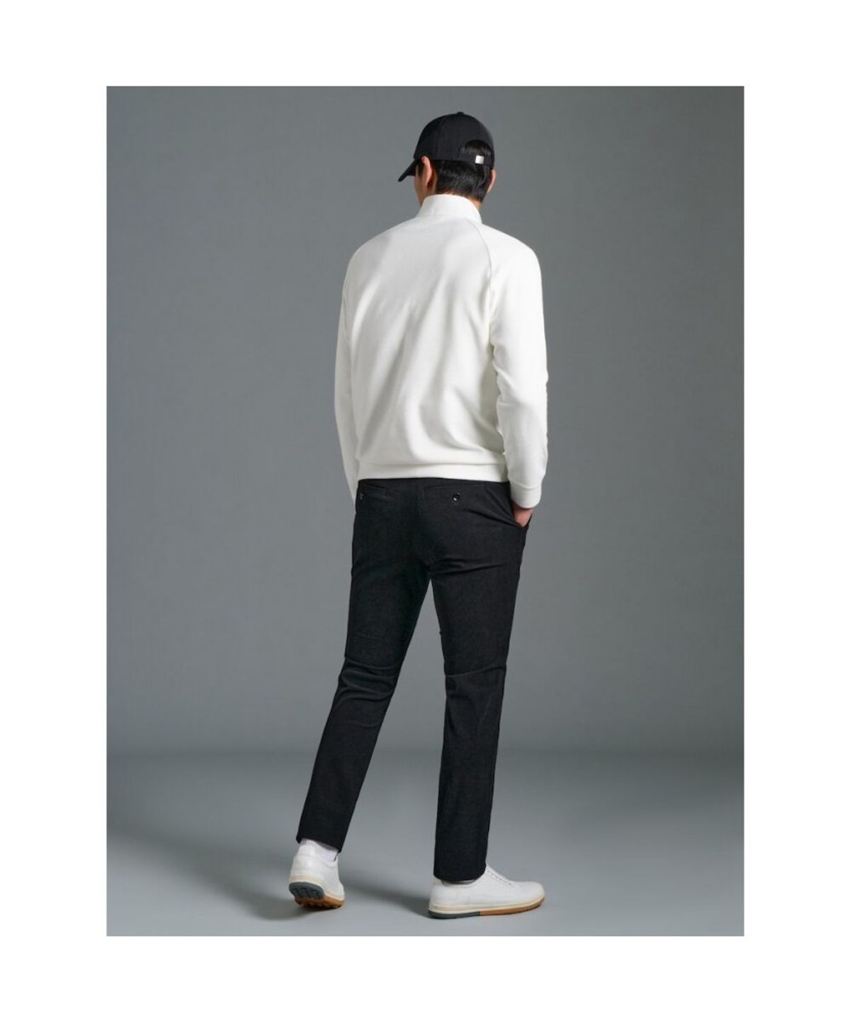 빈폴골프(BEANPOLE GOLF) 남성 코듀로이 슬림 팬츠 - 블랙