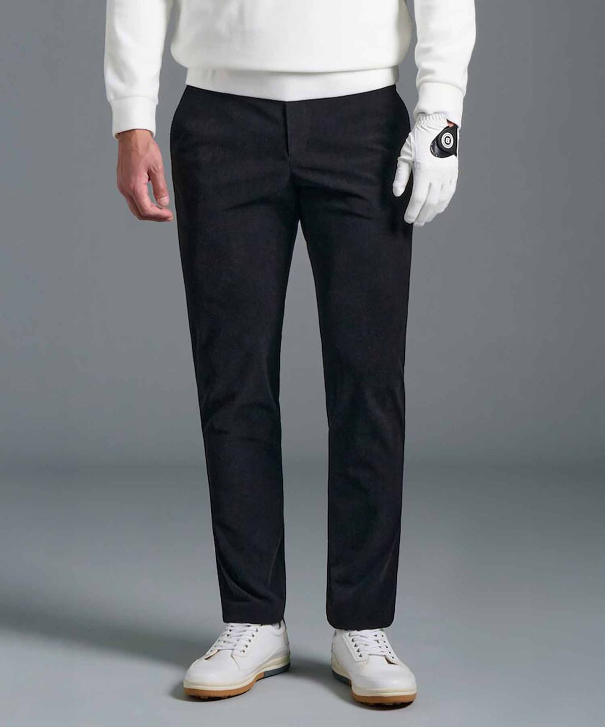빈폴골프(BEANPOLE GOLF) 남성 코듀로이 슬림 팬츠 - 블랙