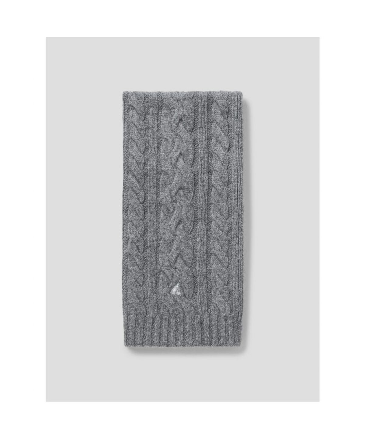 빈폴 액세서리(BEANPOLE ACCESSORY) 울 케이블 숏 머플러 - 그레이
