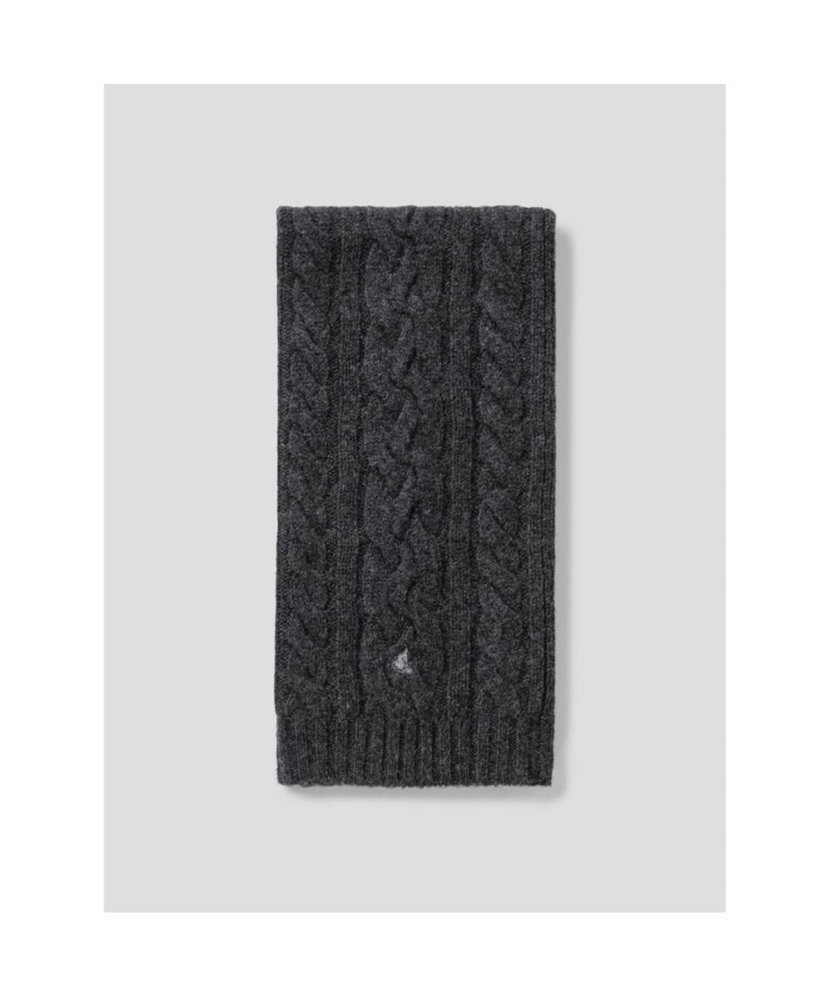 빈폴 액세서리(BEANPOLE ACCESSORY) 울 케이블 숏 머플러 - 애쉬