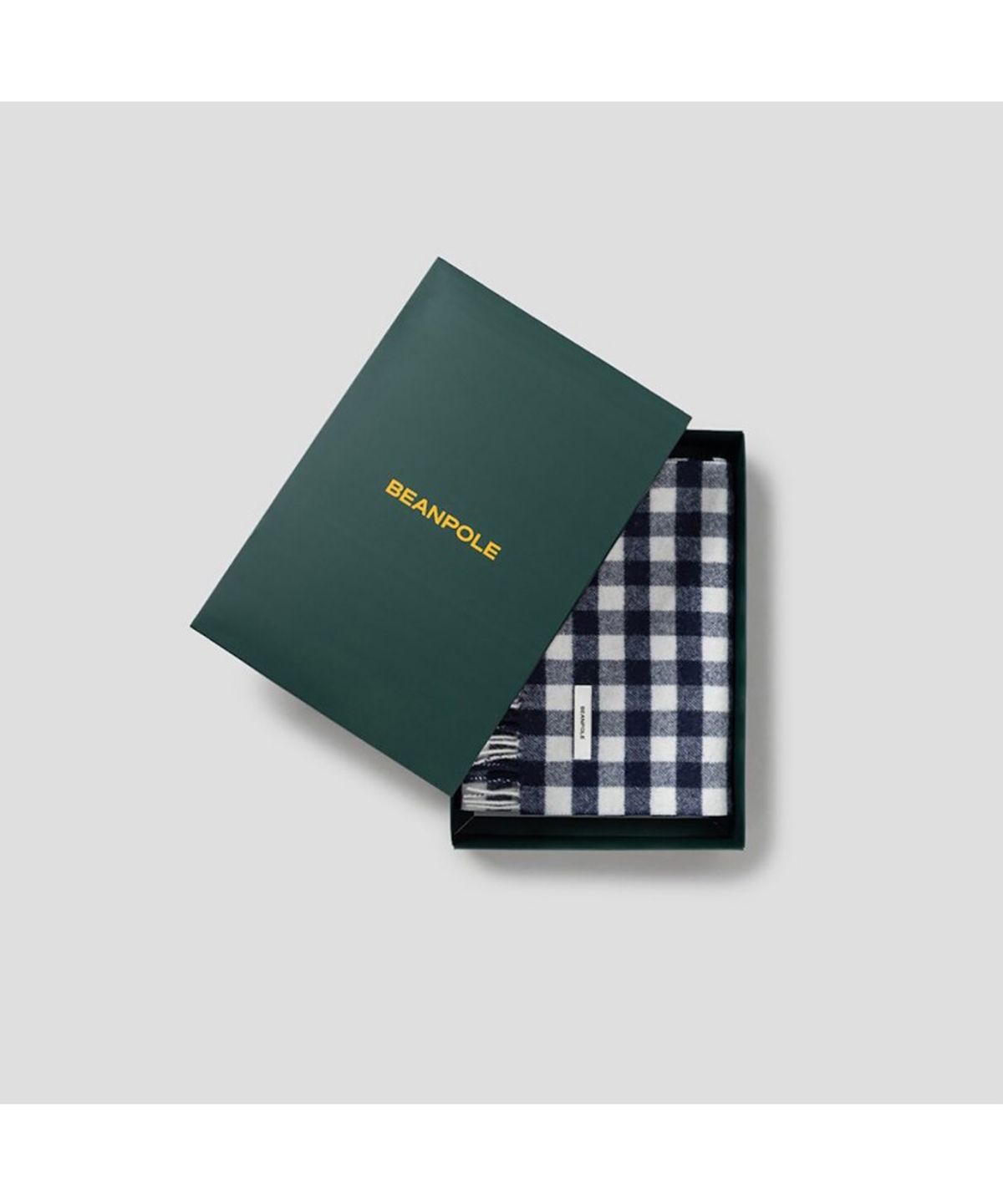 빈폴 액세서리(BEANPOLE ACCESSORY) 울 깅엄체크 머플러 - 네이비