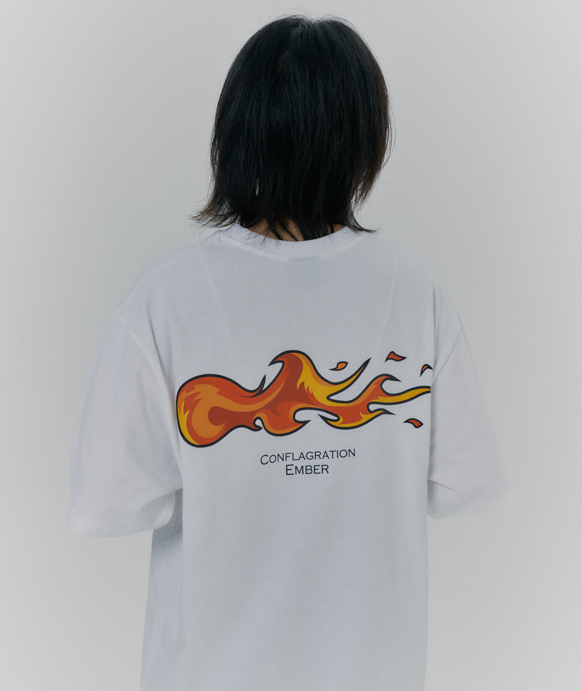 토치(TORCH) TORCH EMBER T-SHIRTS ［WHITE］