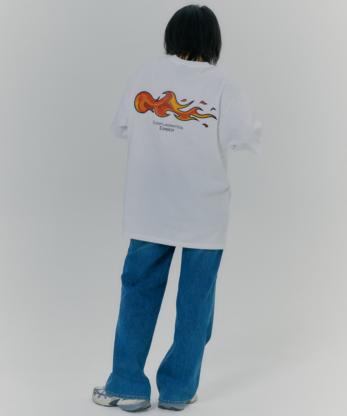 토치(TORCH) TORCH EMBER T-SHIRTS ［WHITE］