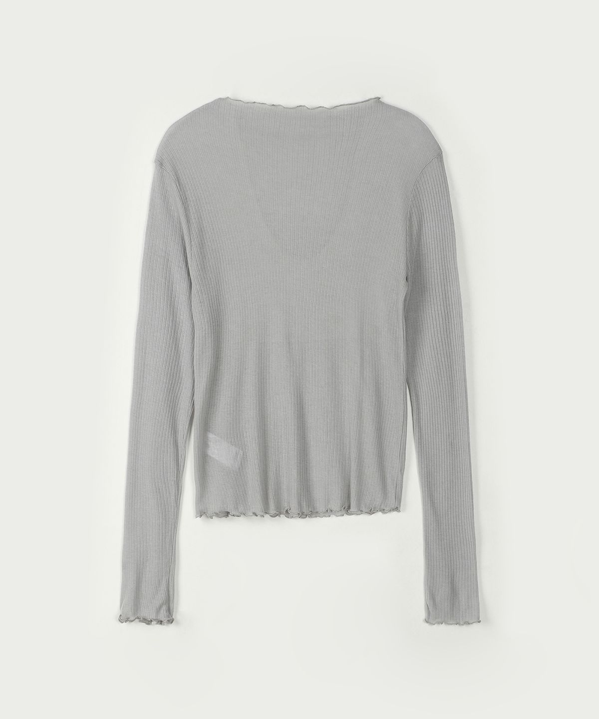 아위(AHWE) WOOL BLENDED TENCEL T-SHIRT_L GREY