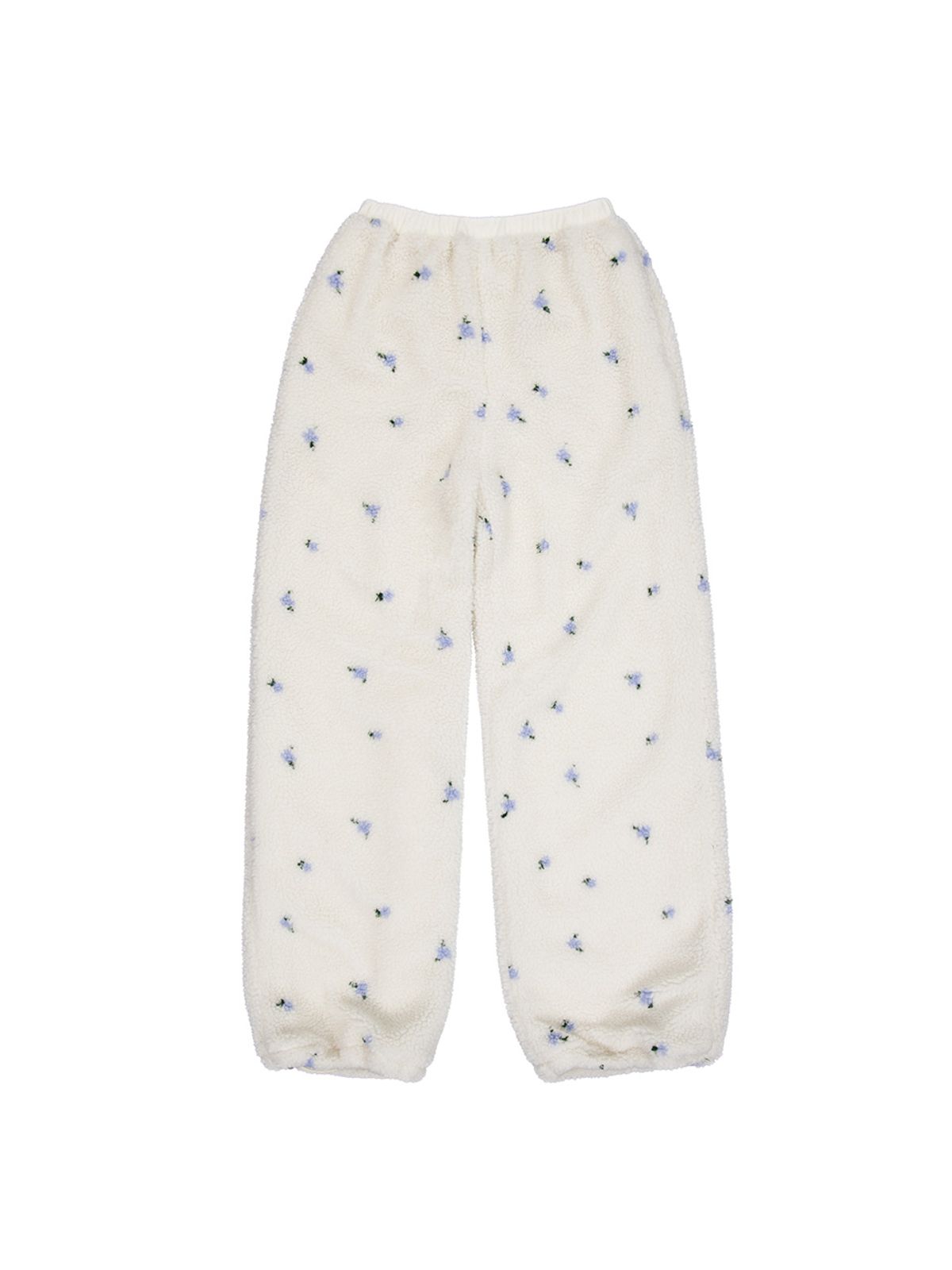 기준(KIJUN) Blossom Fleece Pants Ivory
