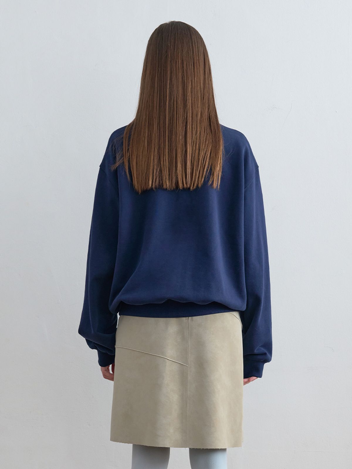 기준(KIJUN) Love Sweatshirt Navy
