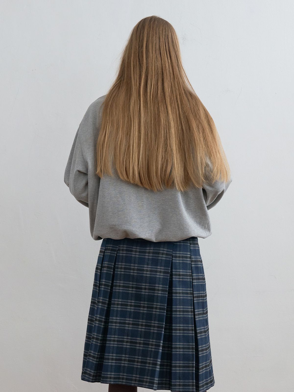 기준(KIJUN) Love Sweatshirt Melange Grey
