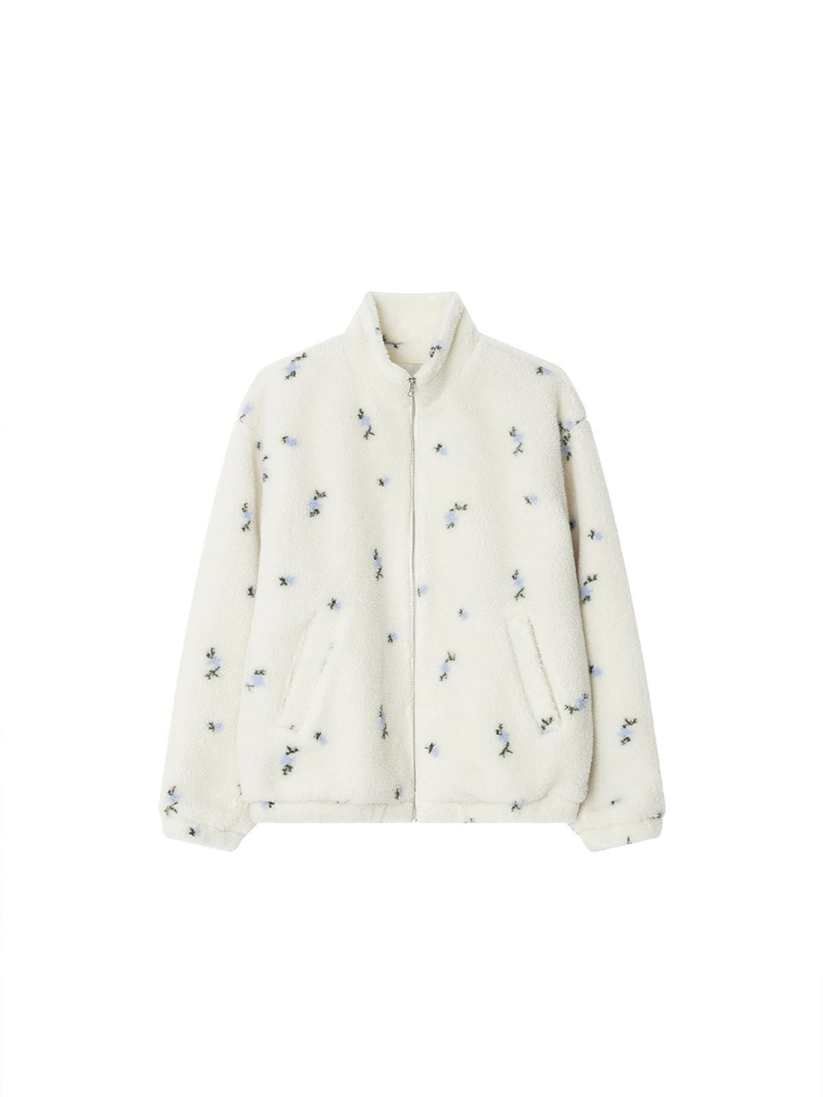 기준(KIJUN) Blossom Fleece Jacket Ivory