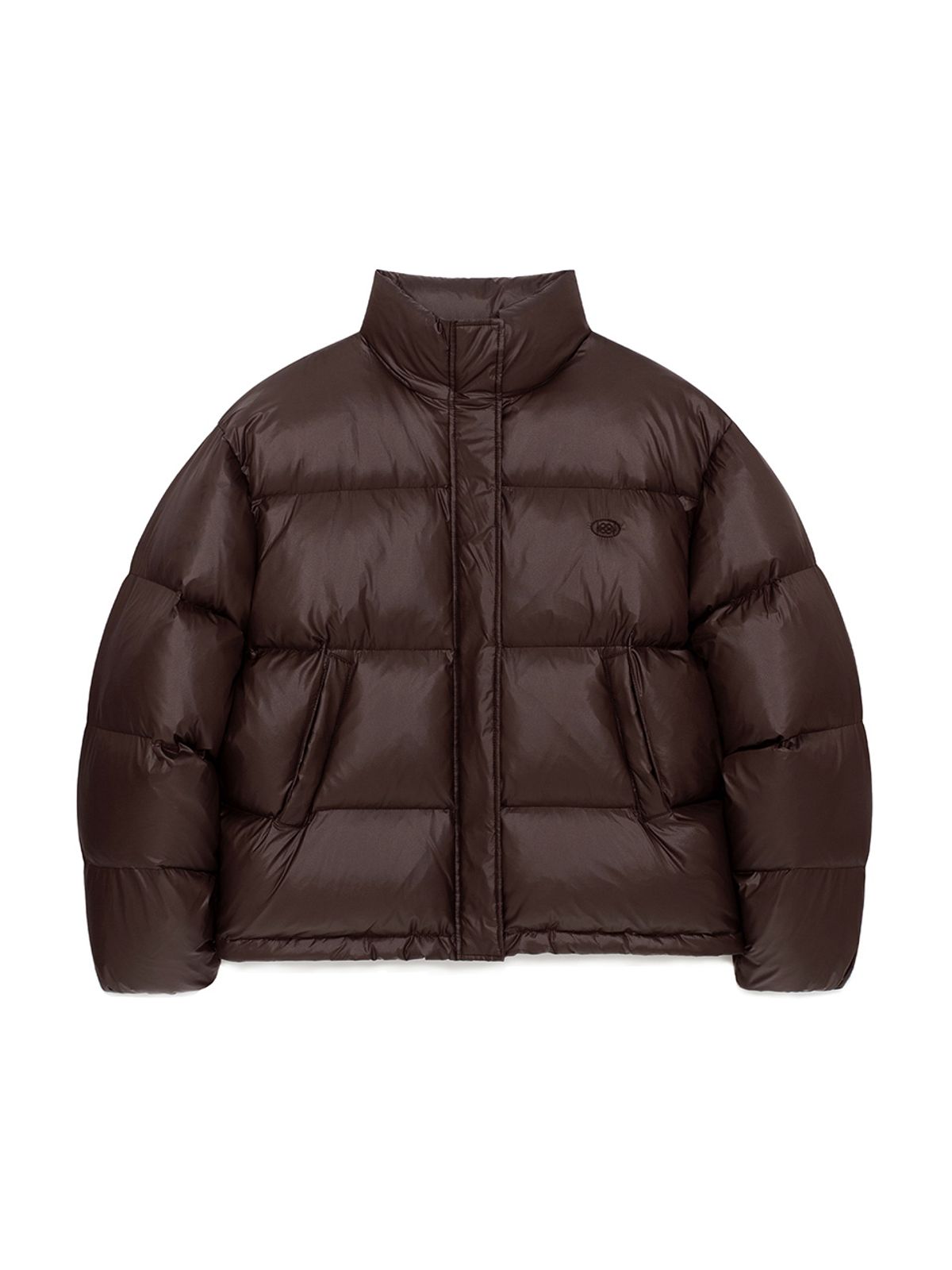 기준(KIJUN) Soft Glow Puffer Jacket Brown