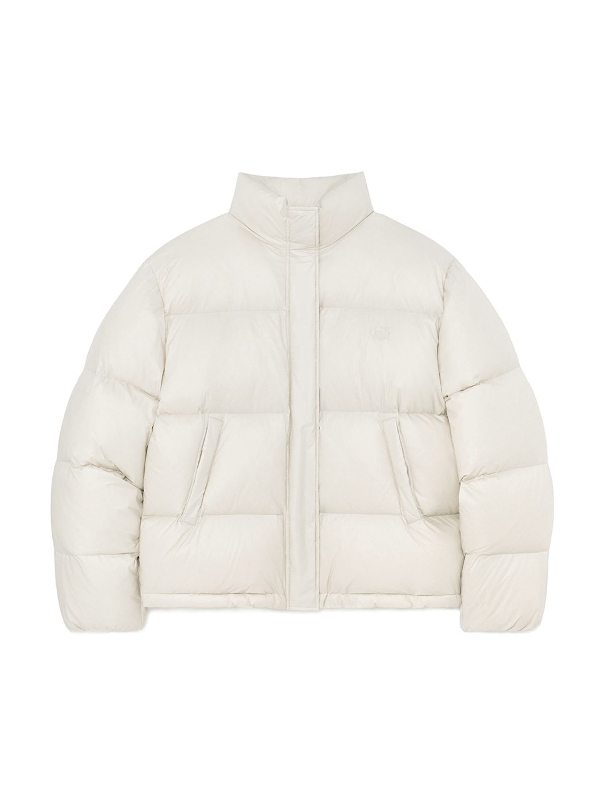 기준(KIJUN) Soft Glow Puffer Jacket Ash Beige