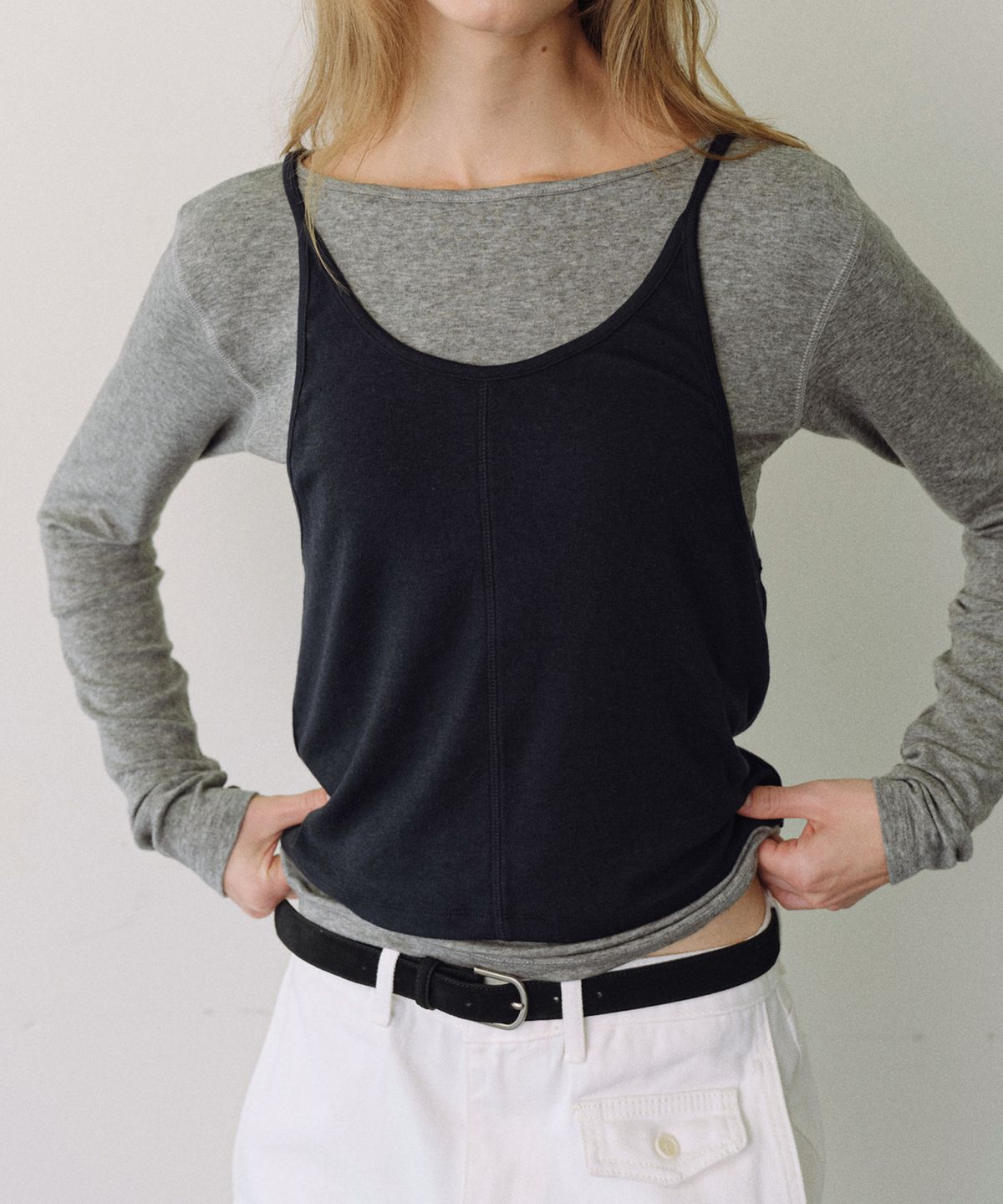 유라고(URAGO) Soy layered t-shirt set