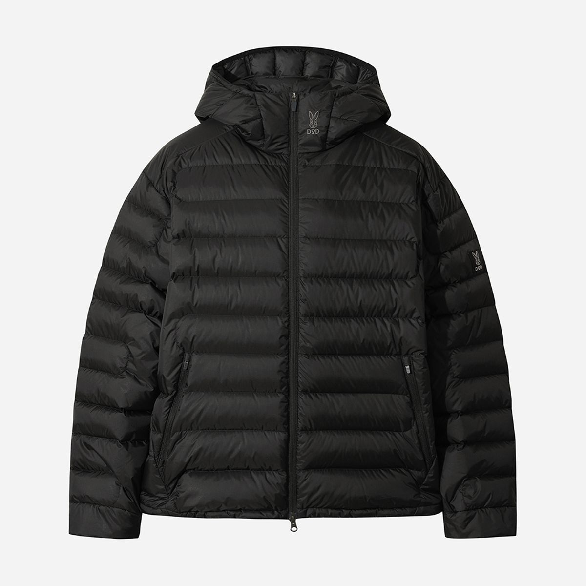디오디(DOD) 보일러 후드 경량 구스 다운자켓(BLACK)
