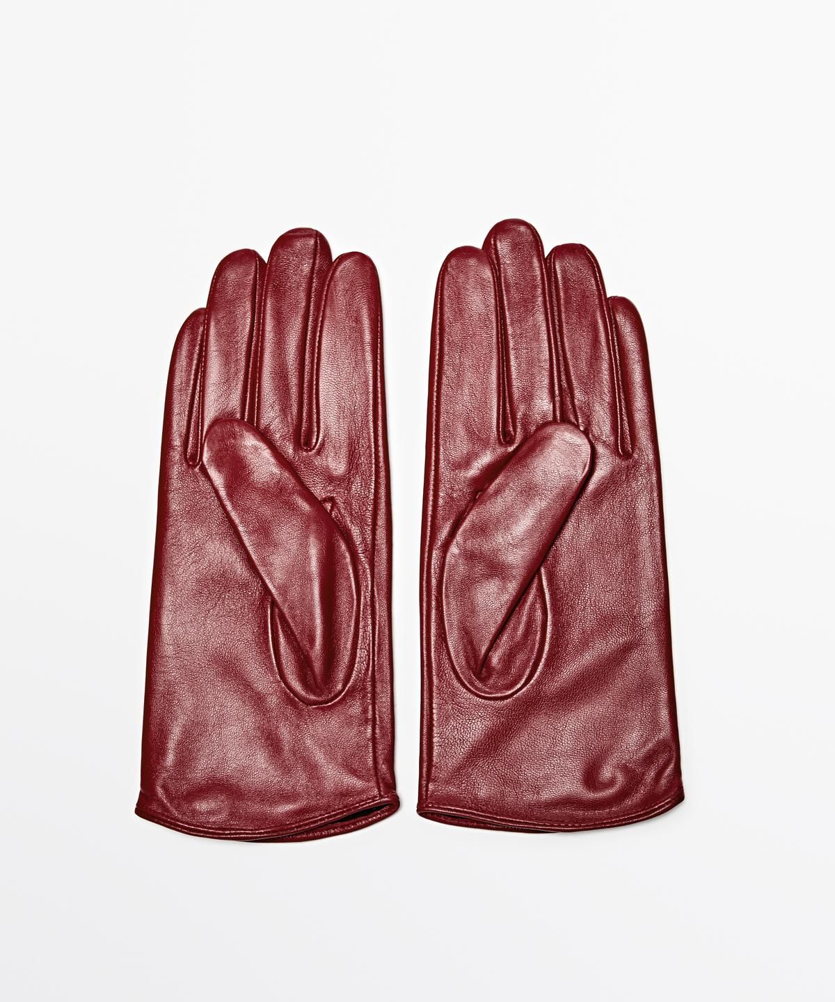 마시모두띠(MASSIMO DUTTI) 나파 레더 장갑