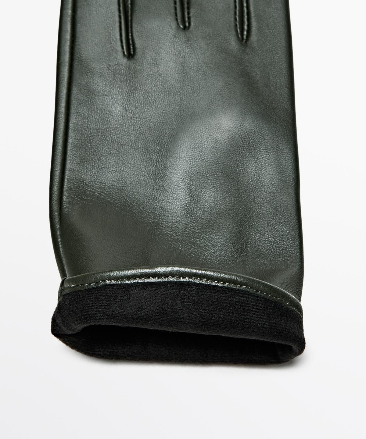 마시모두띠(MASSIMO DUTTI) 나파 레더 장갑
